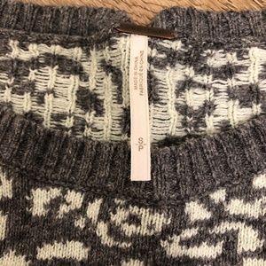 Free People Sweaters - Free People Cheetah Print Cropped Sweater Free People Sweaters - Free People Cheetah Print Cropped Sweater